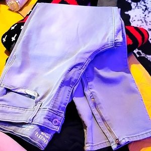 Denizen jeans, size 16 or 33. Dove grey zipper ankle jeans.